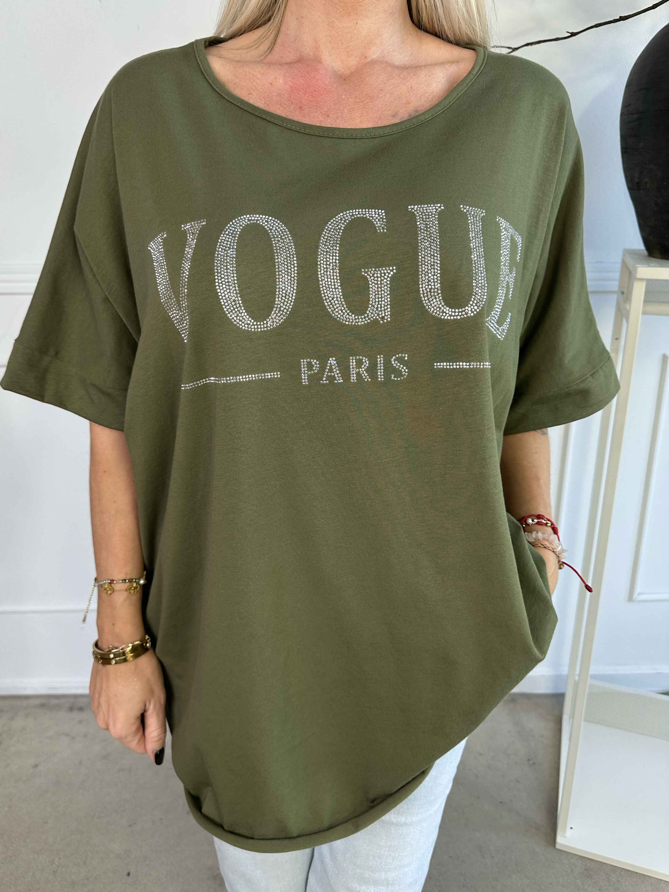 Mintu - T-shirt med mockaränder